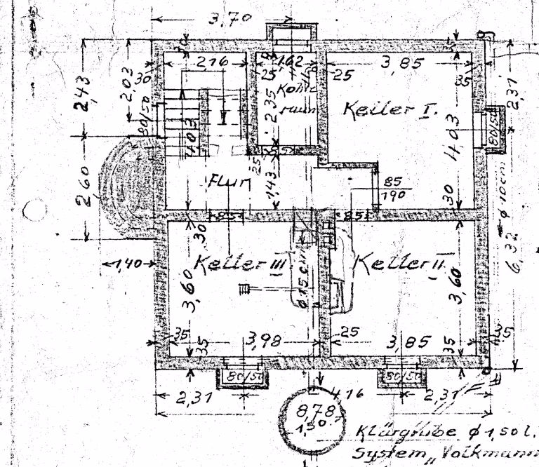 Grundriss Kellergeschoss